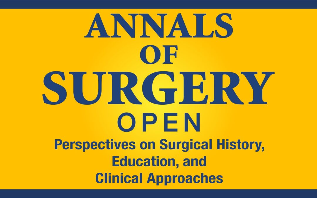 Annals of Surgery publication on first prospective multi-center clinical trial of Magnetic Surgery